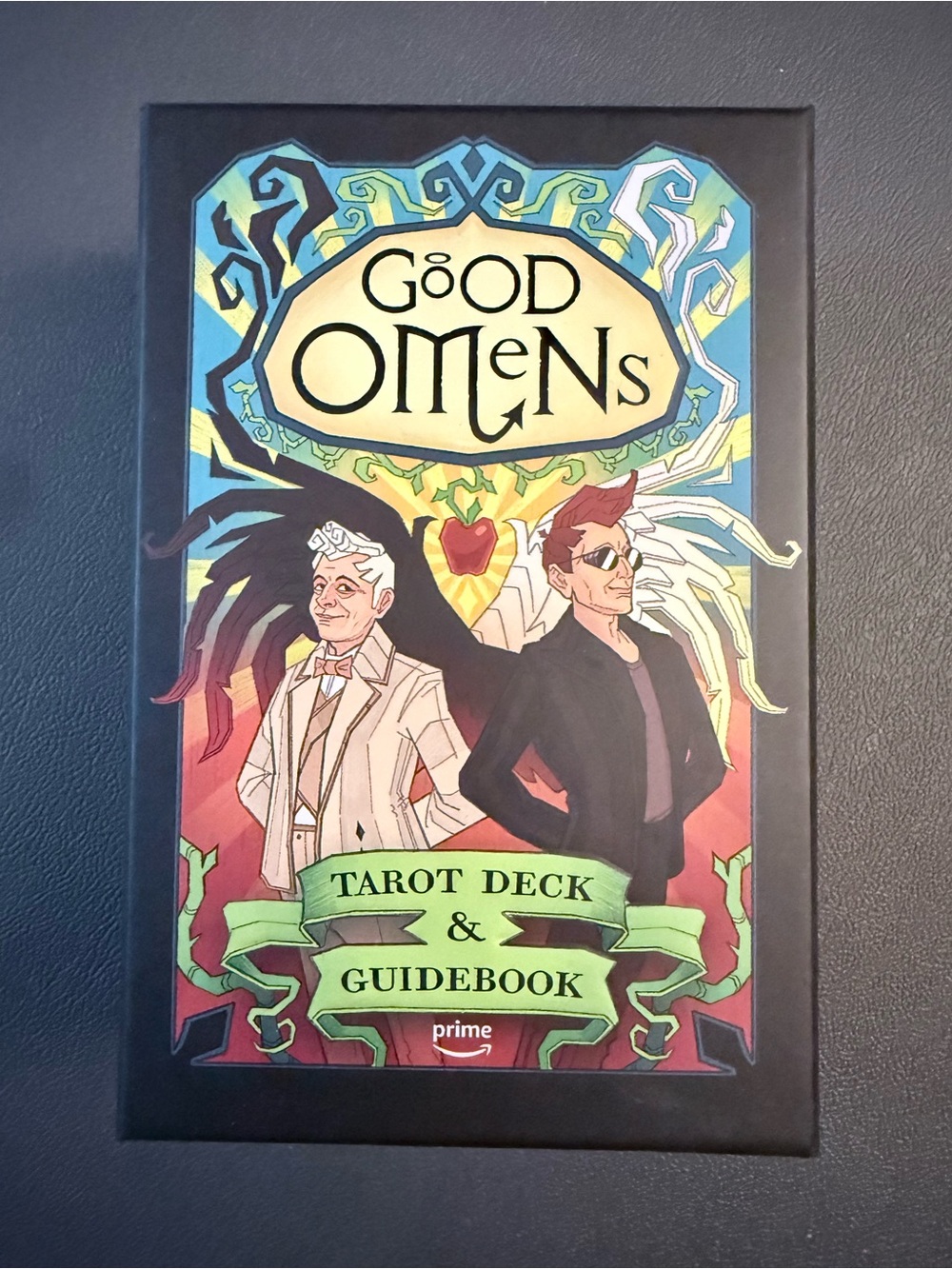 Amazon Good Omens Tarot Deck & Guidebook - Crowley Aziraphale Gaiman Cards